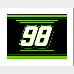 Riley Herbst #98 2024 NASCAR Design Posters and Art